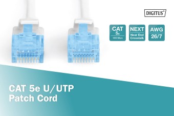 Digitus CAT 5e U-UTP patch cord, PVC