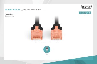Digitus CAT 6 U-UTP patch cord, Cu, LSZH