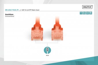 Digitus CAT 6 U-UTP patch cord, Cu, LSZH