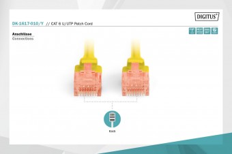 Digitus CAT 6 U-UTP patch cord, Cu, LSZH