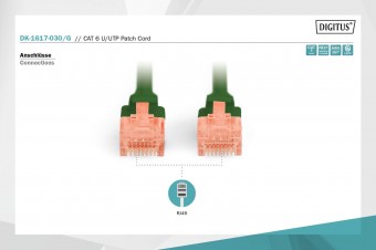 Digitus CAT 6 U-UTP patch cord, Cu, LSZH