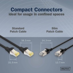 Digitus CAT6A F-FTP Patch Cable 1,5m Black