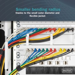 Digitus CAT6A F-FTP Patch Cable 1,5m Yellow