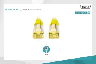 Digitus CAT 6A S-FTP patch cord, Cu, LSZH