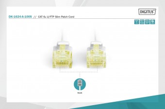Digitus CAT6A U-FTP Patch Cable 10m Grey