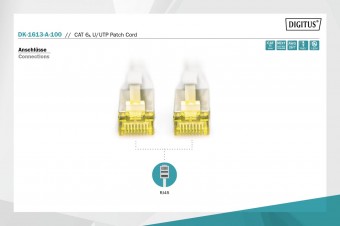 Digitus CAT 6A U-UTP patch cord, Cu, LSZH
