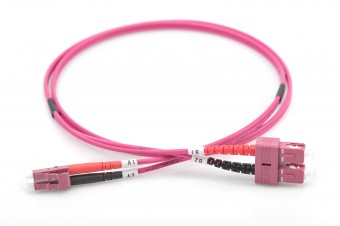 Digitus FO patch cord, duplex, LC to SC