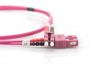 Digitus FO patch cord, duplex, LC to SC