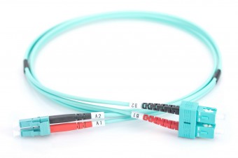 Digitus FO patch cord, duplex, LC to SC