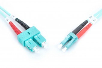 Digitus FO patch cord, duplex, LC to SC