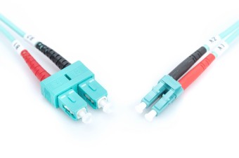 Digitus FO patch cord, duplex, LC to SC