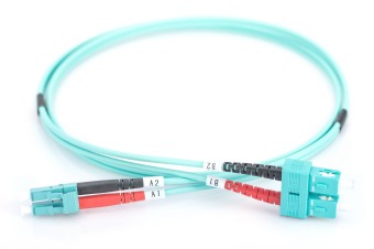 Digitus FO patch cord, duplex, LC to SC