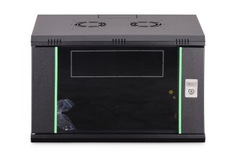 Digitus DN-19 07-U-EC-SW Falra szerelhető Rackszekrény Black