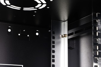 Digitus DN-19 07-U-EC-SW Falra szerelhető Rackszekrény Black