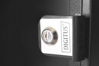Digitus DN-49103 Falra szerelhető Rackszekrény Black