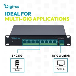 Digitus DN-80122 8-Port 2.5G Unmanaged Switch