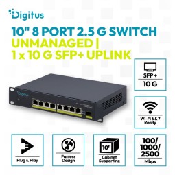 Digitus DN-80122 8-Port 2.5G Unmanaged Switch