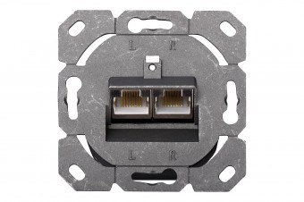 Digitus CAT 6 wall outlet, shielded, 2x RJ45
