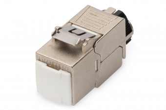 Digitus CAT 6A Keystone Jack, STP, tool free, dust cover