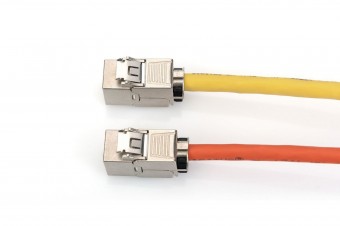Digitus CAT 6A Keystone Jack, STP, tool free, dust cover