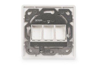 Digitus Faceplate for Keystone Jacks, 3x RJ45