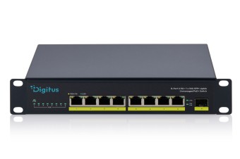 Digitus DN-95333 8-Port 2.5G Unmanaged PoE+ Switch