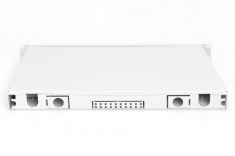 Digitus FO splice box, 1U, equipped, 6x SC DX, OM3