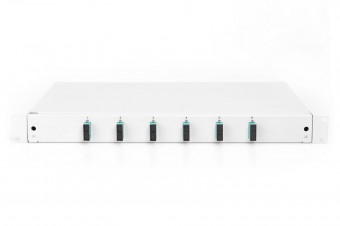 Digitus FO splice box, 1U, equipped, 6x SC DX, OM3