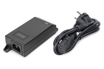 Digitus Gigabit Ethernet PoE+ Injector 802.3at Power Pins:4/5(+) 7/8(-) 30W
