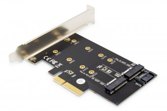 Digitus M.2 NGFF / NVMe SSD PCI Express 3.0 (x4) Add-On Card