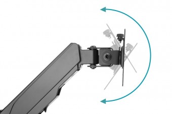 Digitus Universal Single Monitor Mount with Gas Spring, Wall Mount