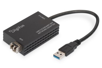 Digitus USB 3.0 Gigabit SFP network adapter Black