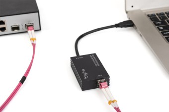 Digitus USB 3.0 Gigabit SFP network adapter Black