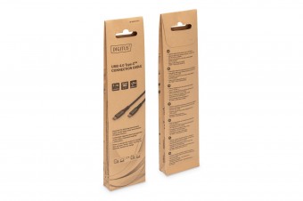 Digitus USB 4.0 Type-C connection cable 1m Black