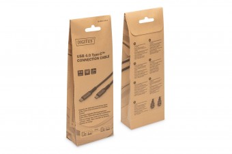 Digitus USB 4.0 Type-C connection cable 3m Black