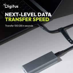 Digitus USB Silicone connection USB-C - USB-C cable 1m Black