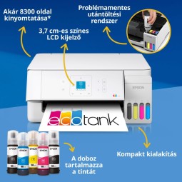 Epson EcoTank L3366W Wireless Tintasugaras Nyomtató/Másoló/Scanner