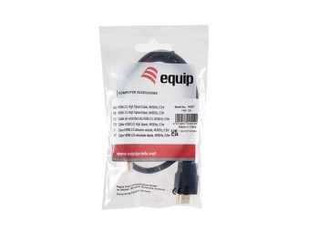 EQuip HDMI 2.0 4K/60Hz Cable 0,5m Black
