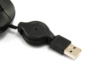 EQuip Optical Travel Mouse Black