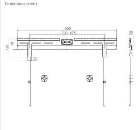 EQuip Studless TV Wall Mount Bracket 37