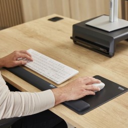 Fellowes Breyta XL Wrist Rest Egérpad Black