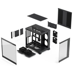 Fractal Design Pop 2 Vision Tempered Glass Black
