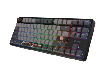 FURY Kanabo K6 Magnetic Gaming Keyboard Black/Grey US
