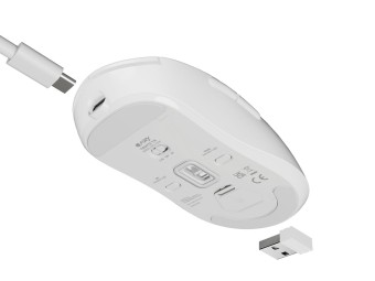 FURY Tanto T4 Gaming Wireless Bluetooth Mouse White