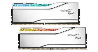 G.SKILL 32GB DDR5 6000MHz Kit(2x16GB) Trident Z5 Royal Silver