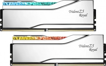 G.SKILL 32GB DDR5 6800MHz Kit(2x16GB) Trident Z5 Royal RGB Silver