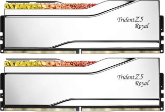 G.SKILL 48GB DDR5 7200MHz Kit(2x24GB) Trident Z5 Royal RGB Silver