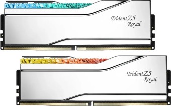 G.SKILL 48GB DDR5 7200MHz Kit(2x24GB) Trident Z5 Royal RGB Silver