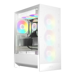 Gamdias Aura GC15 ARGB Tempered Glass White