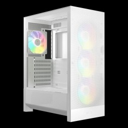 Gamdias Aura GC15 ARGB Tempered Glass White